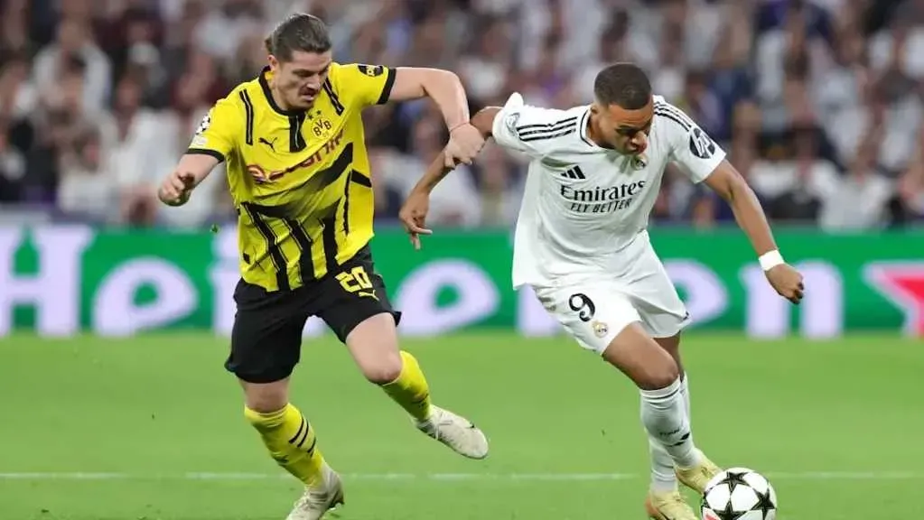 ريال مدرير يهزم دورتموند بثلاثية ويلاقي باريس سان جيرمان في نصف النهائي